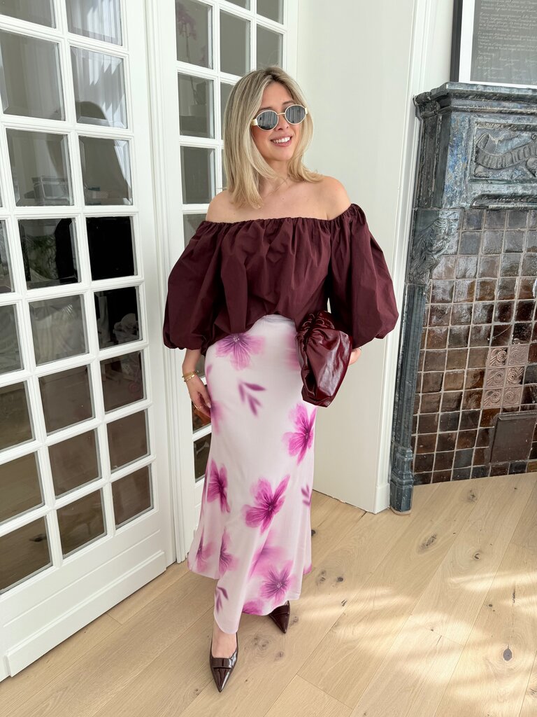 Mercie skirt pink flower
