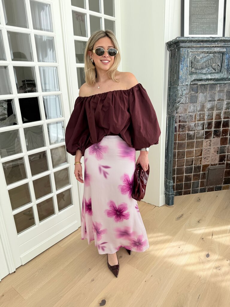 Mercie skirt pink flower