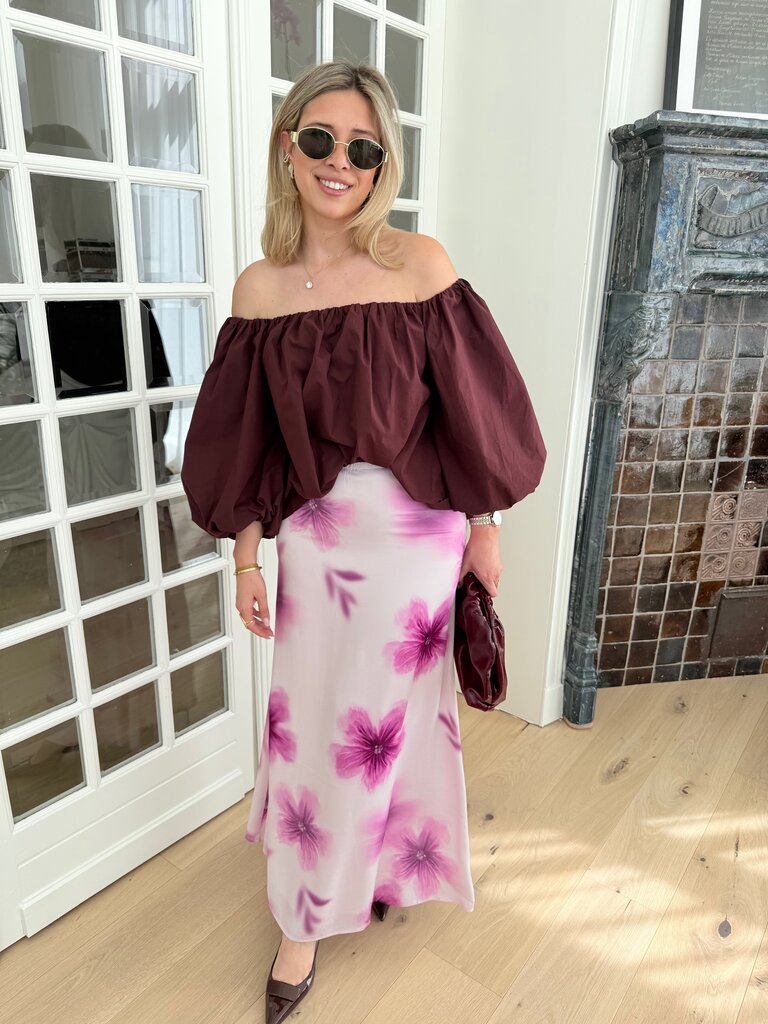 Mercie skirt pink flower