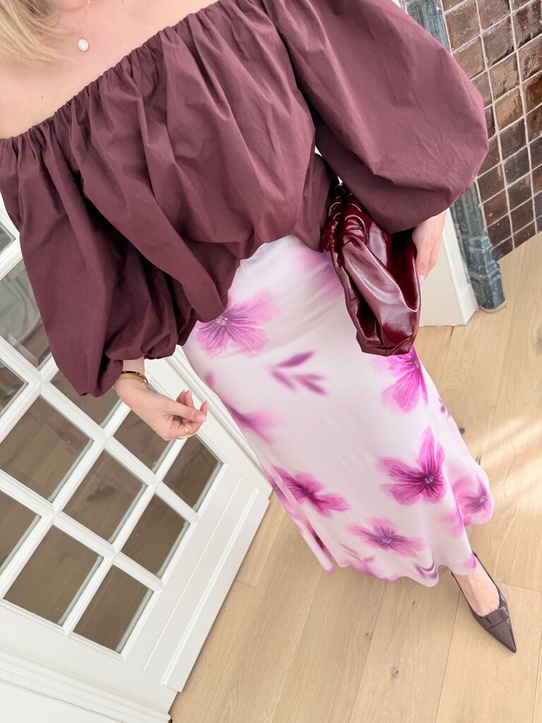 Mercie skirt pink flower