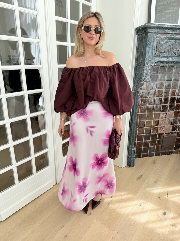 Mercie skirt pink flower