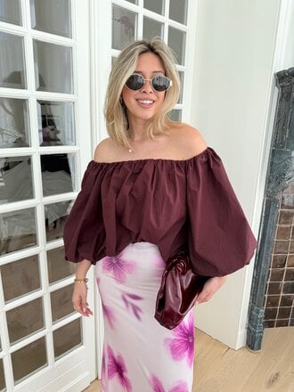 Lauren top wine berry