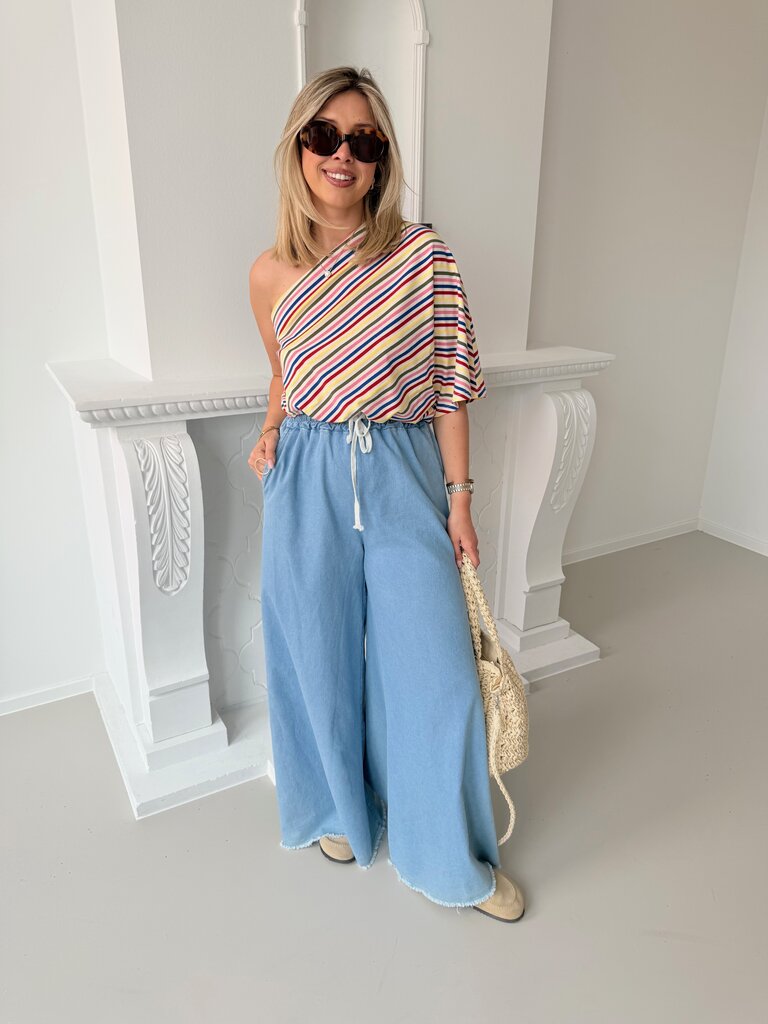 Yara pantalon blue