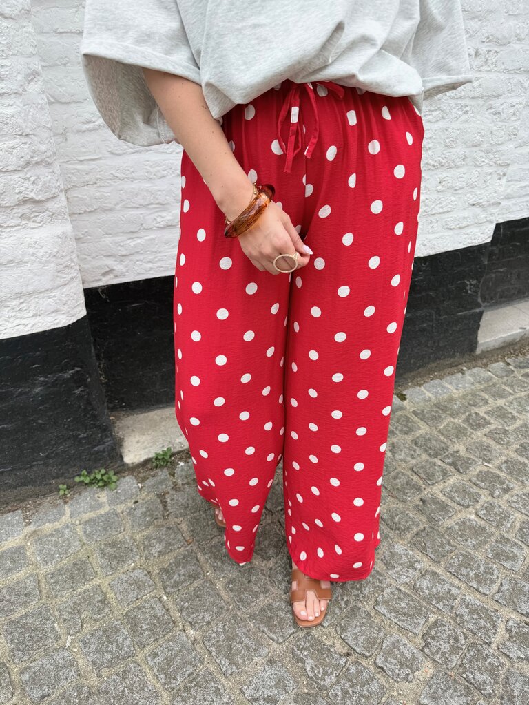 Lourdes pantalon red