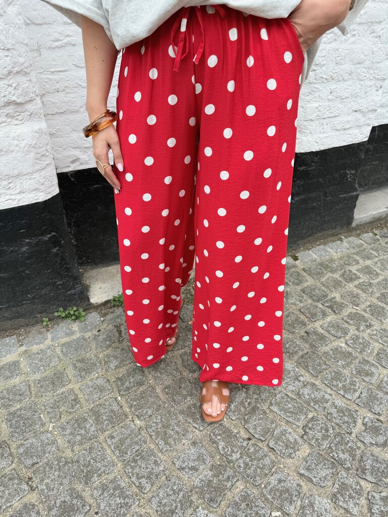 Lourdes pantalon red