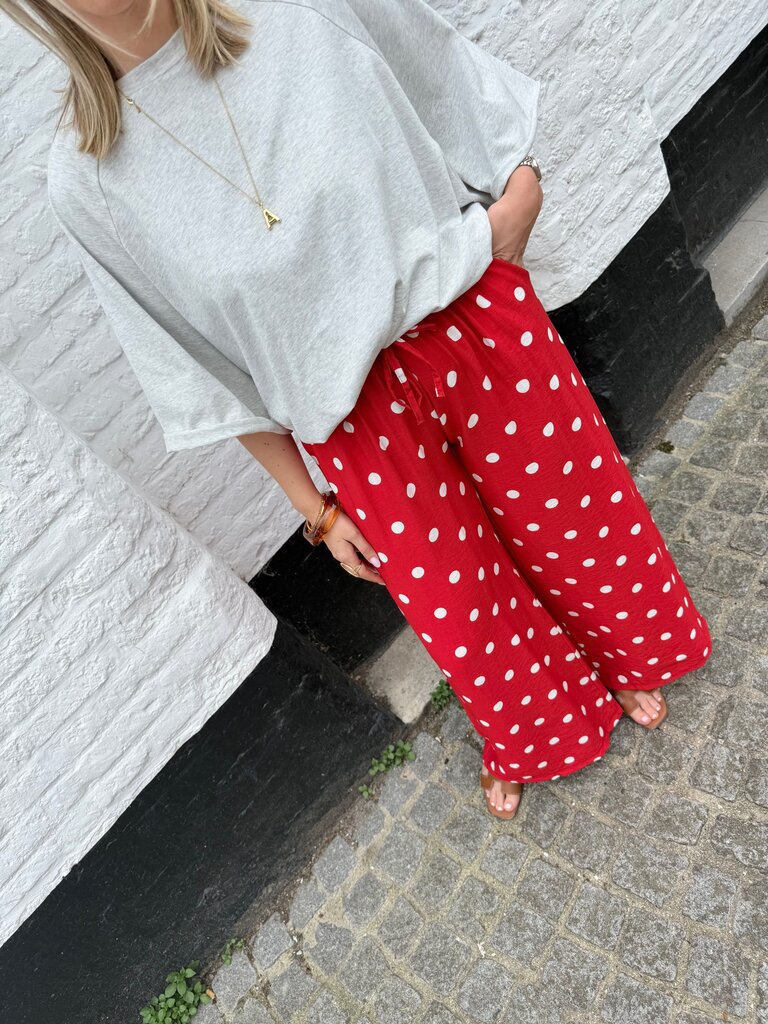 Lourdes pantalon red