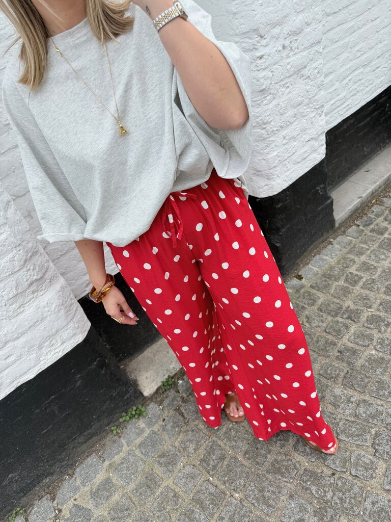 Lourdes pantalon red