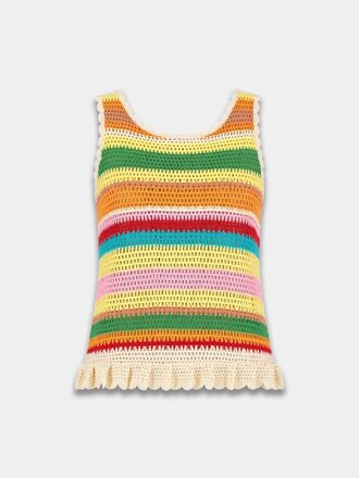Martha crochet top multi