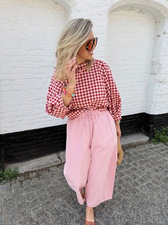 Julie blouse red