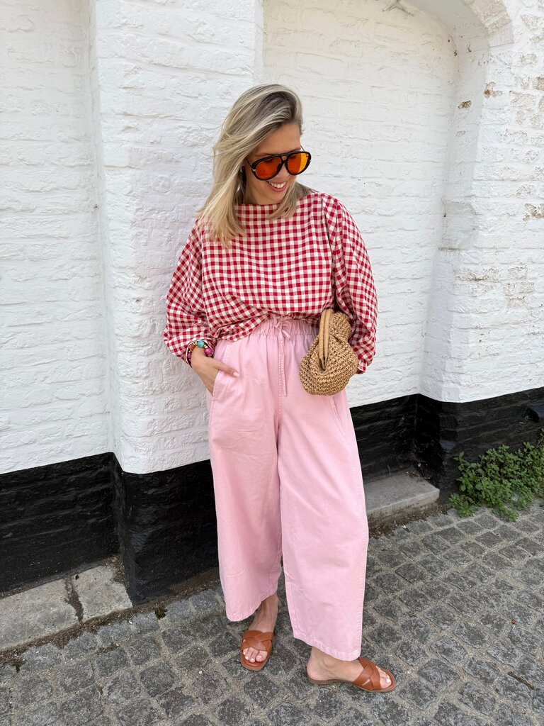 Julie blouse red