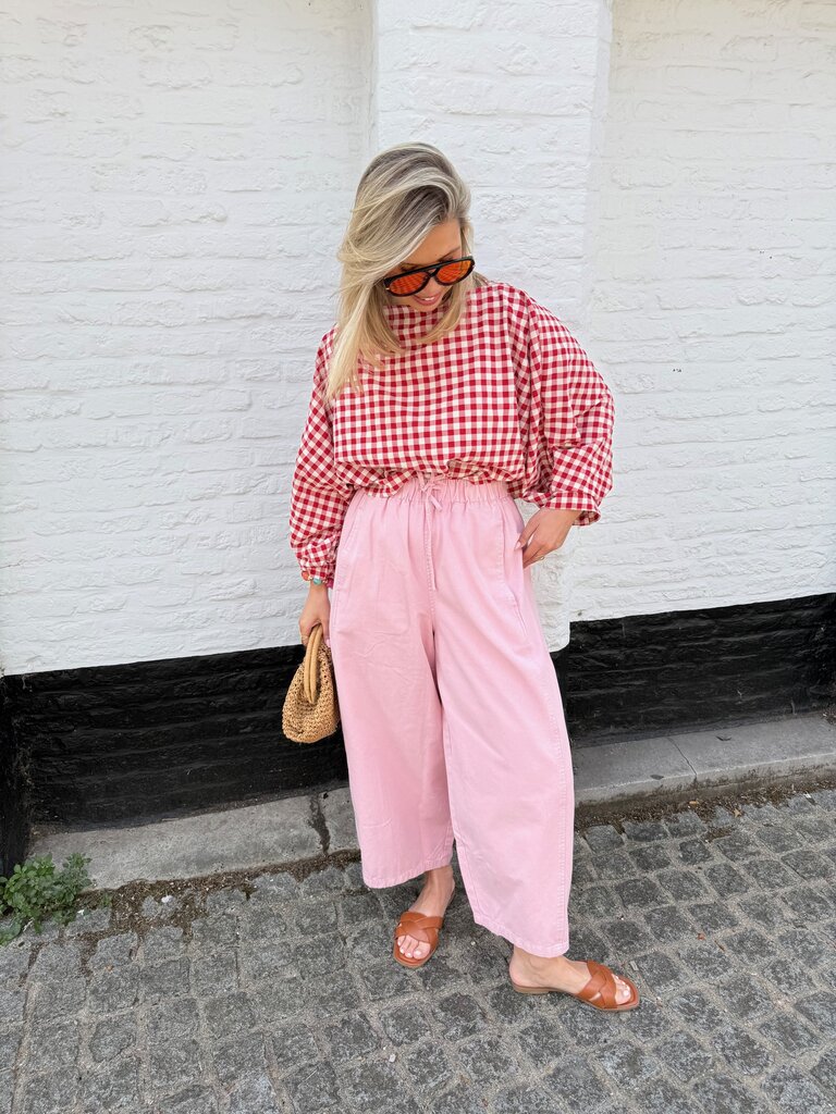 Julie blouse red