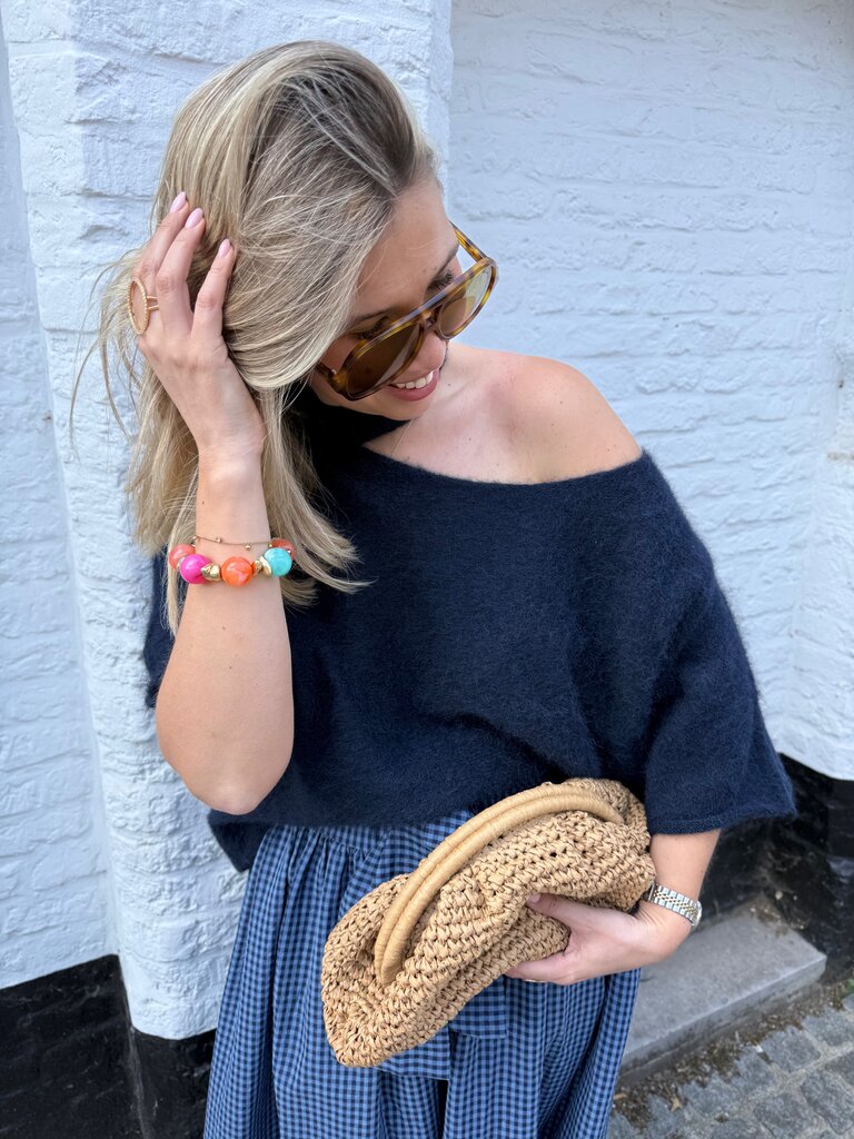 Lucy knit navy