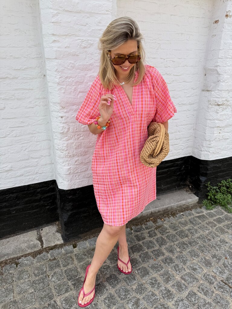 Summer dress pink