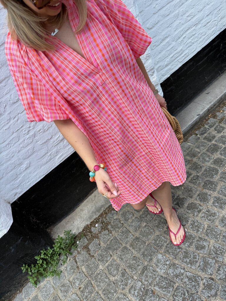 Summer dress pink