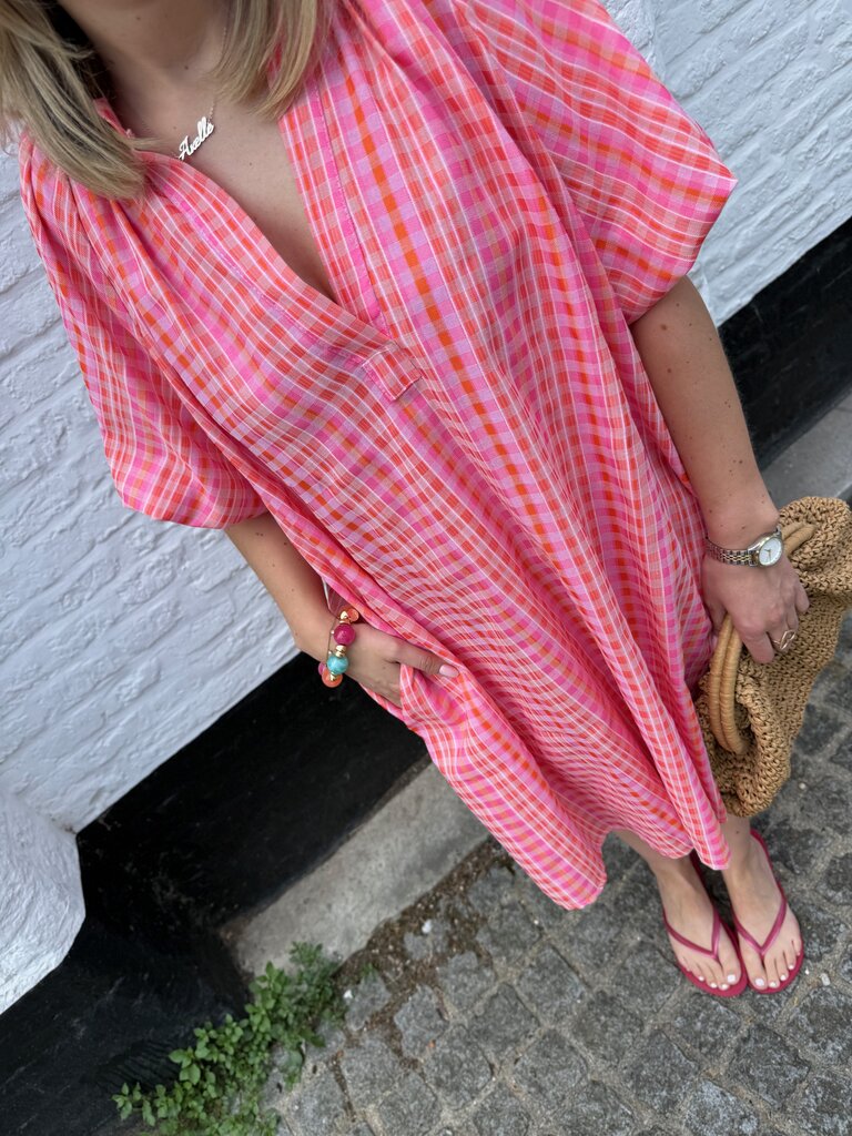 Summer dress pink