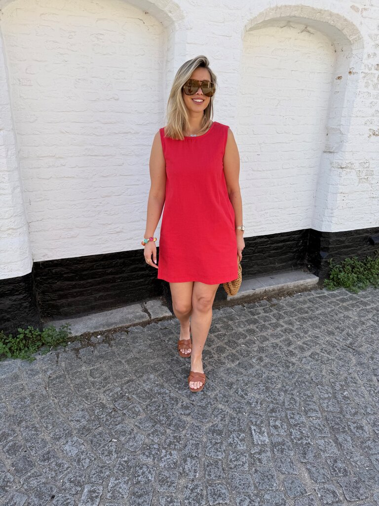 Sissy dress red