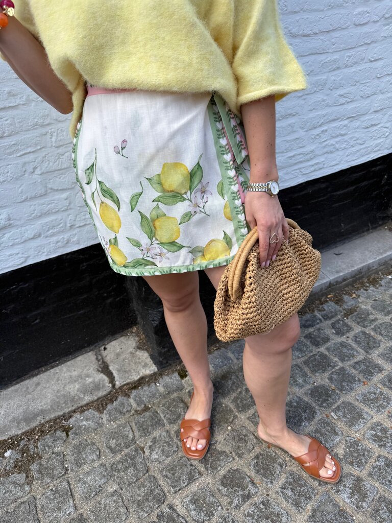 Lemon skort green/pink