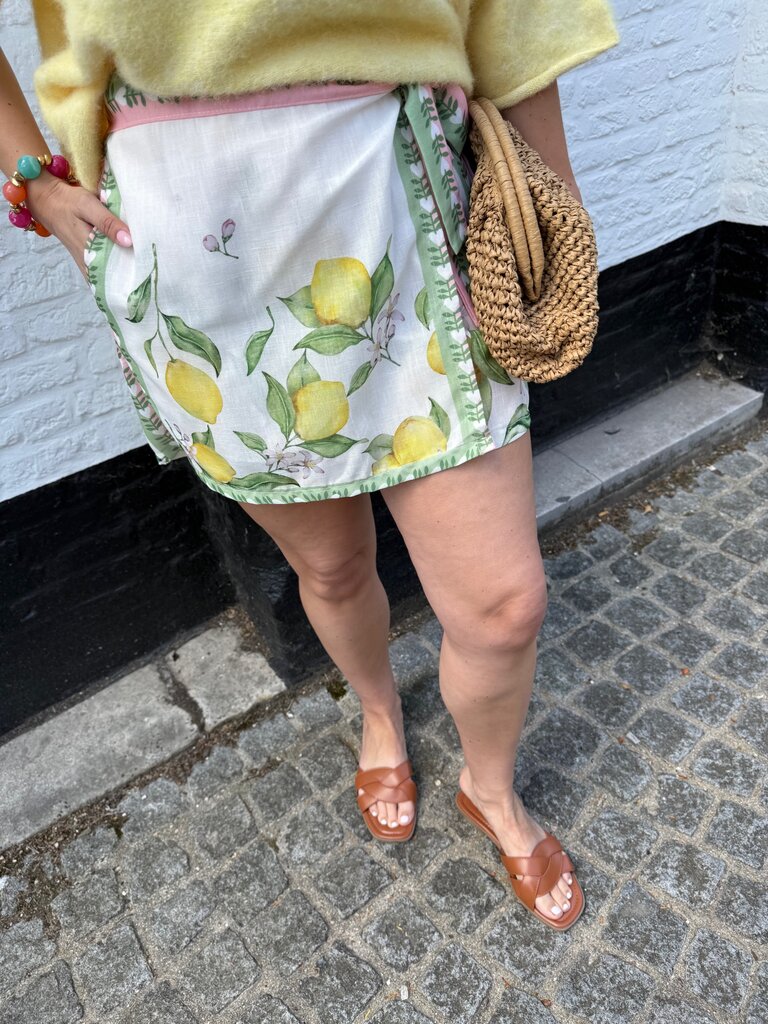 Lemon skort green/pink