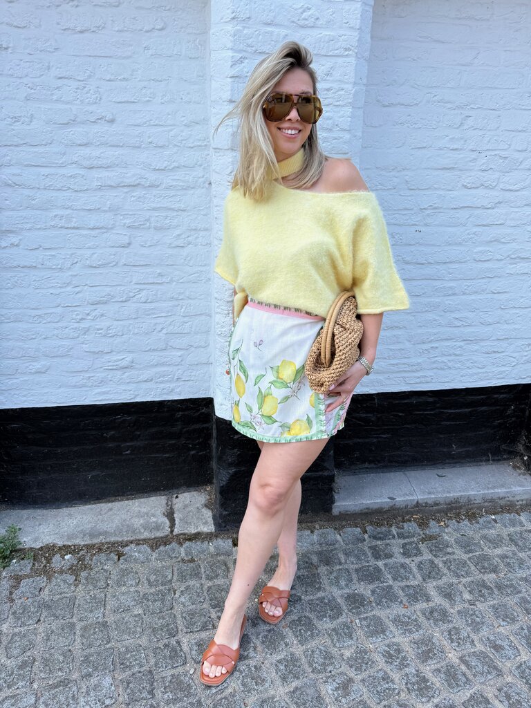 Lemon skort green/pink