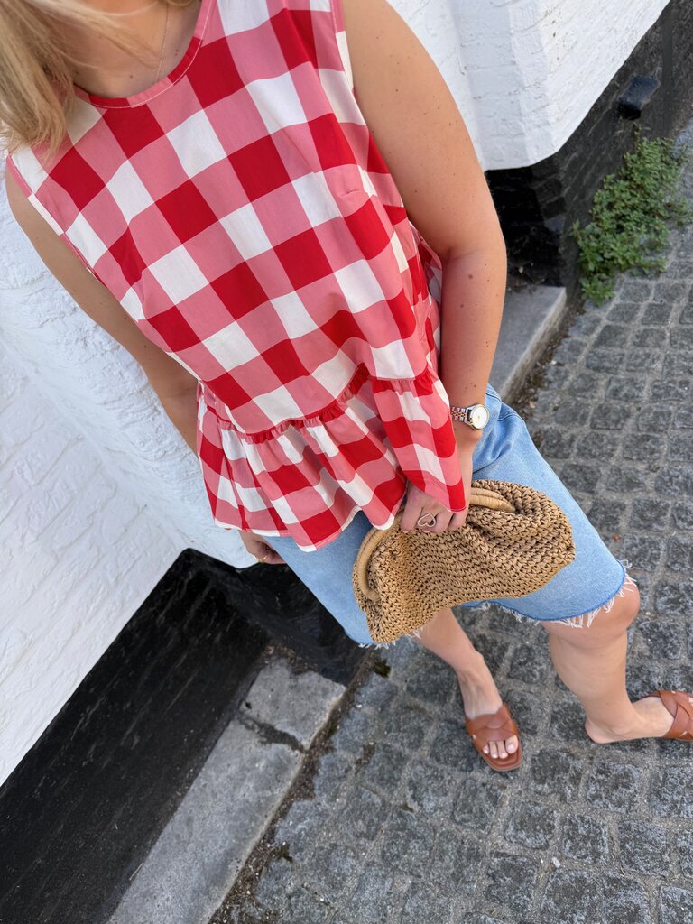 Vicky top red
