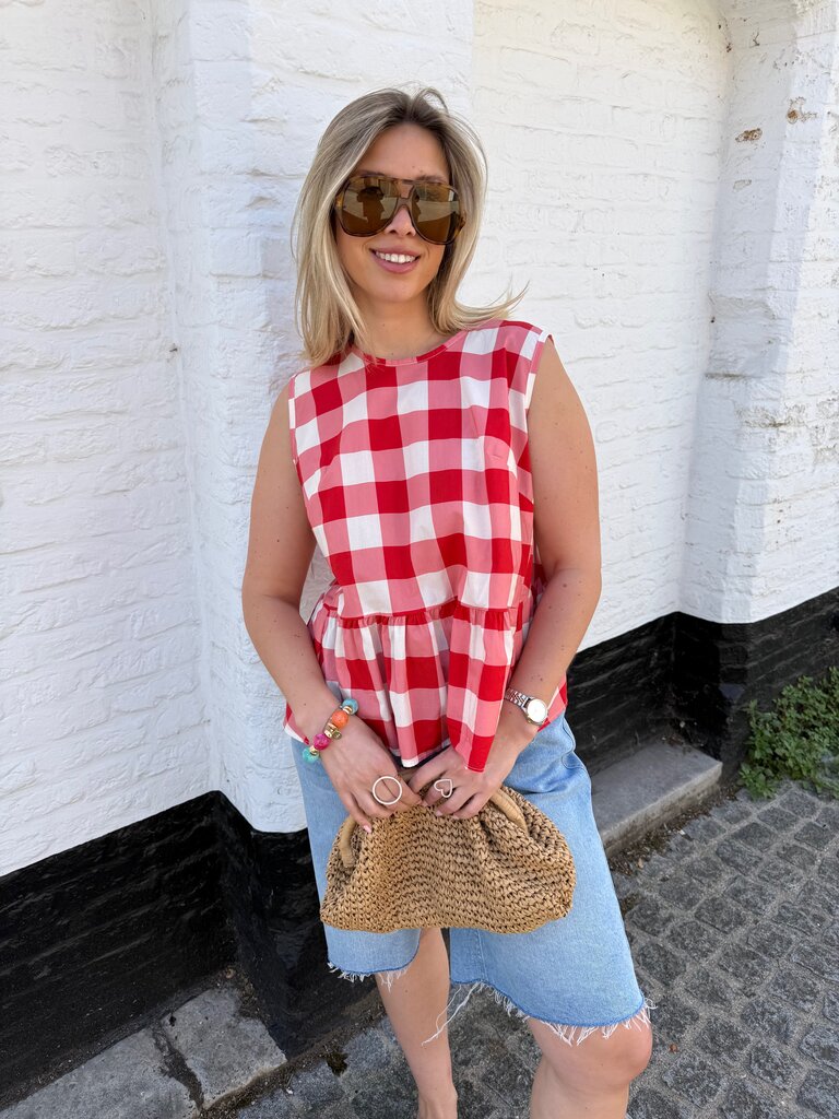 Vicky top red
