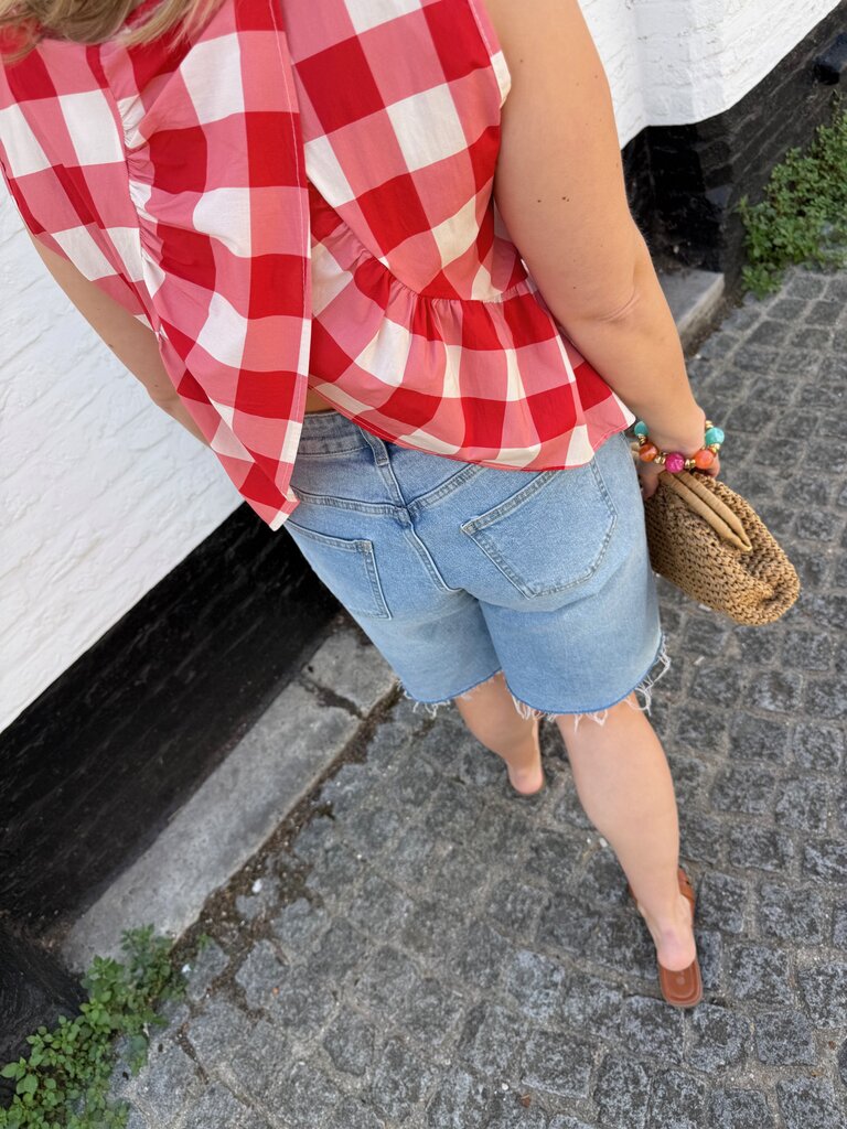 Vicky top red
