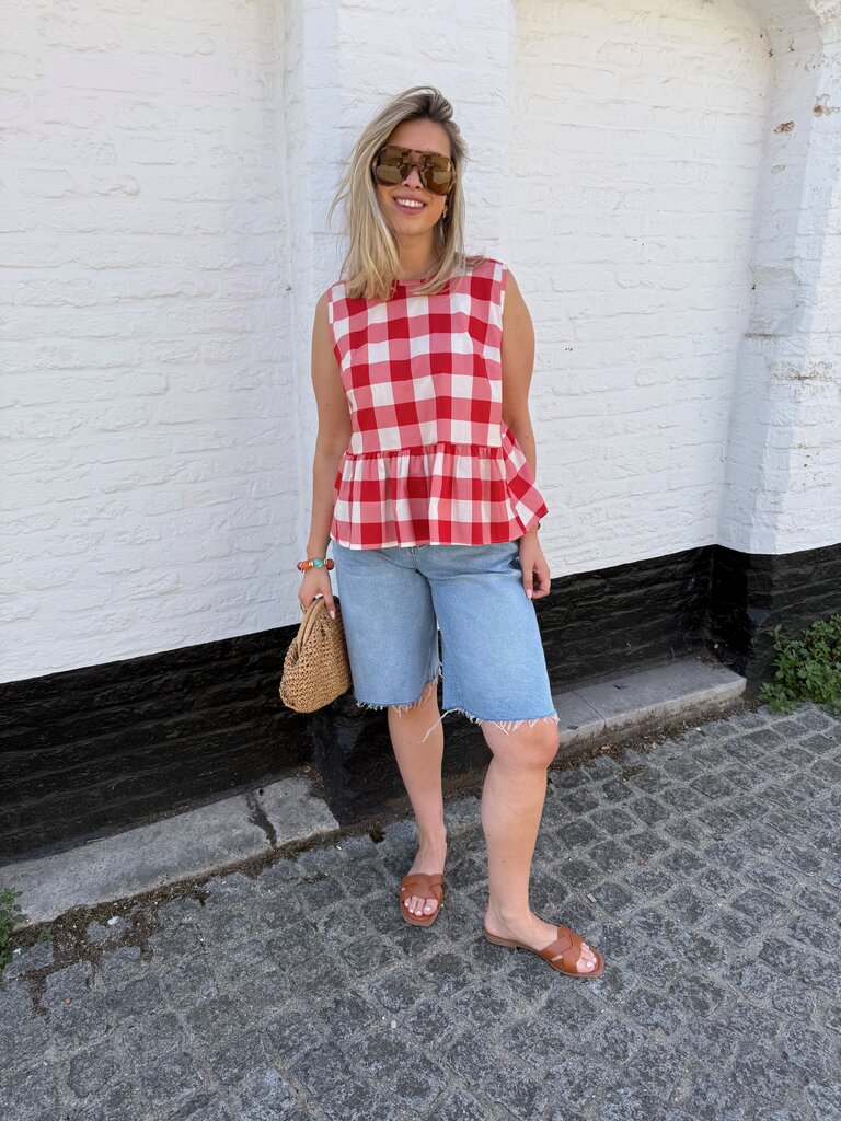 Vicky top red