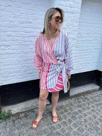 Raquelle striped dress