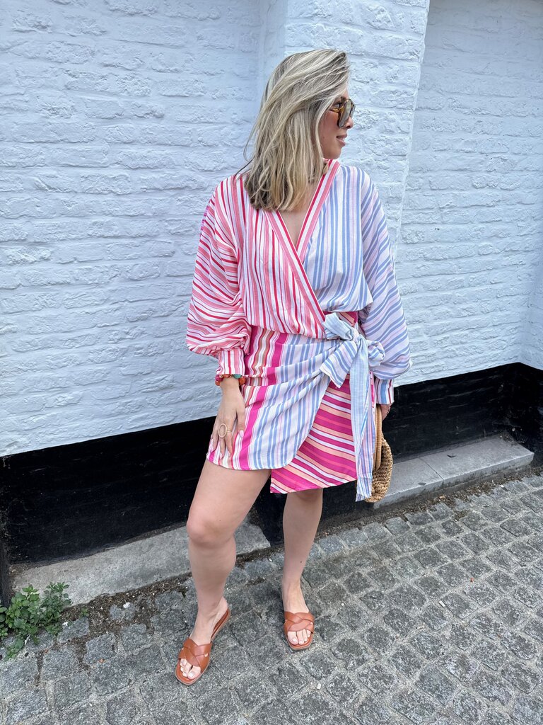 Raquelle striped dress