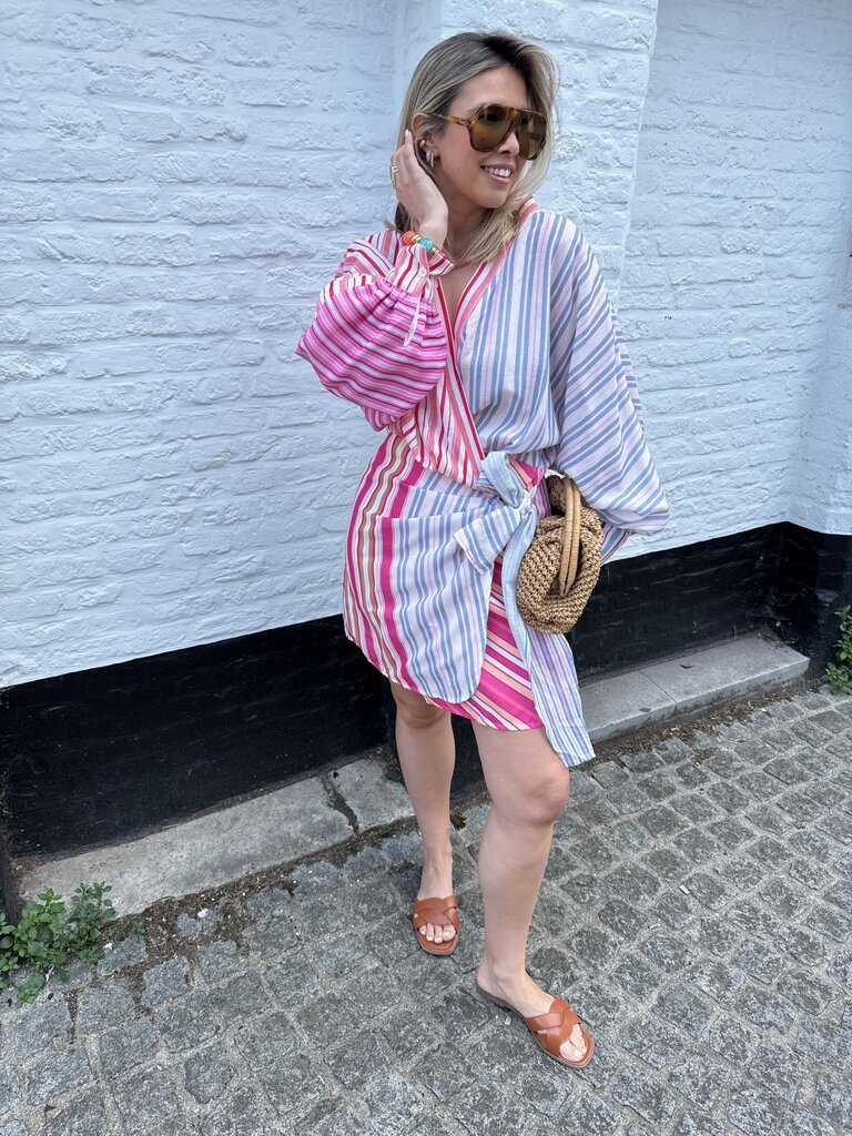 Raquelle striped dress