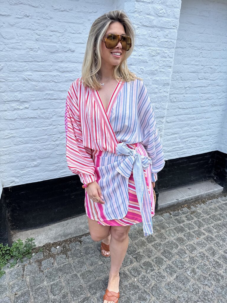 Raquelle striped dress