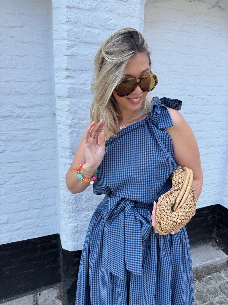 Lizzy vichy top blue