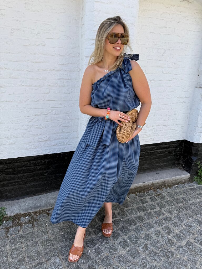 Lizzy vichy top blue