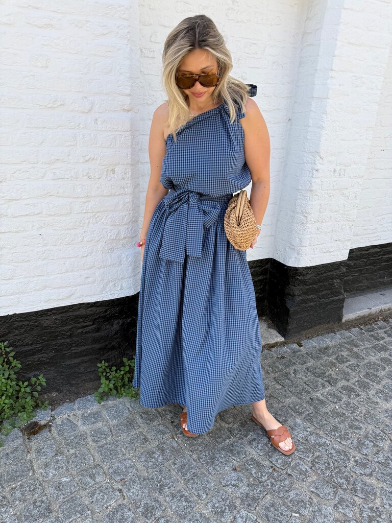 Lizzy vichy top blue
