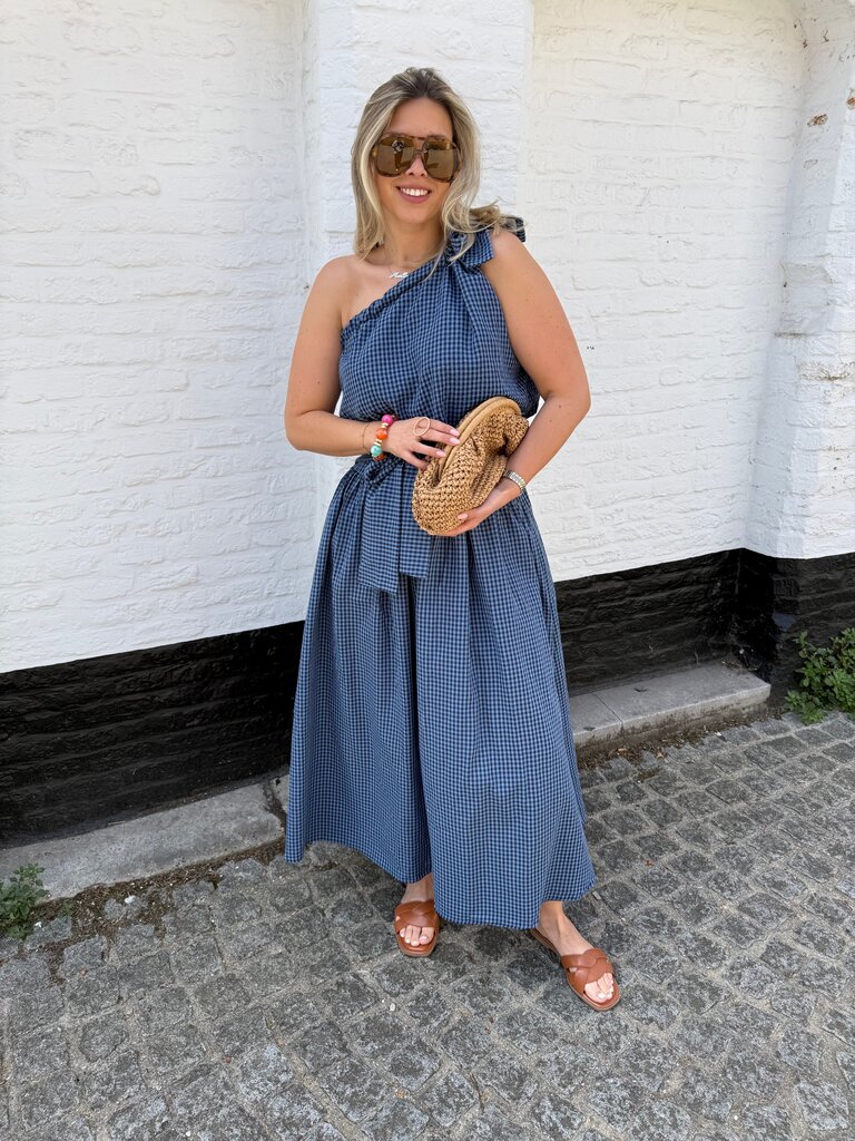 Lizzy vichy top blue