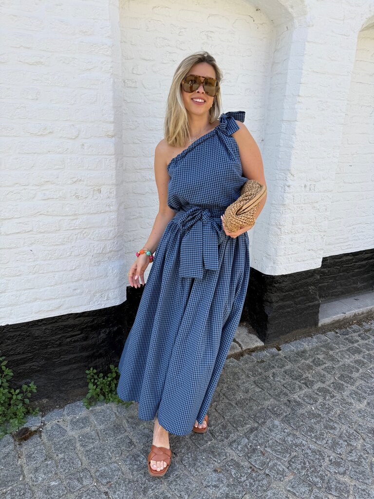 Lizzy vichy skirt blue