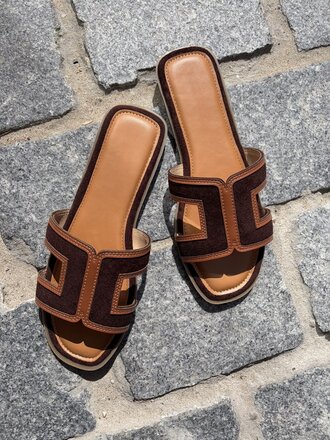 Coco slipper brown
