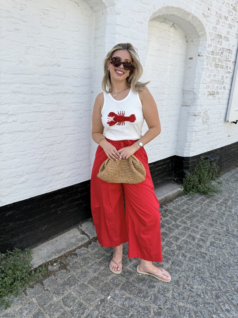 Lobster top white