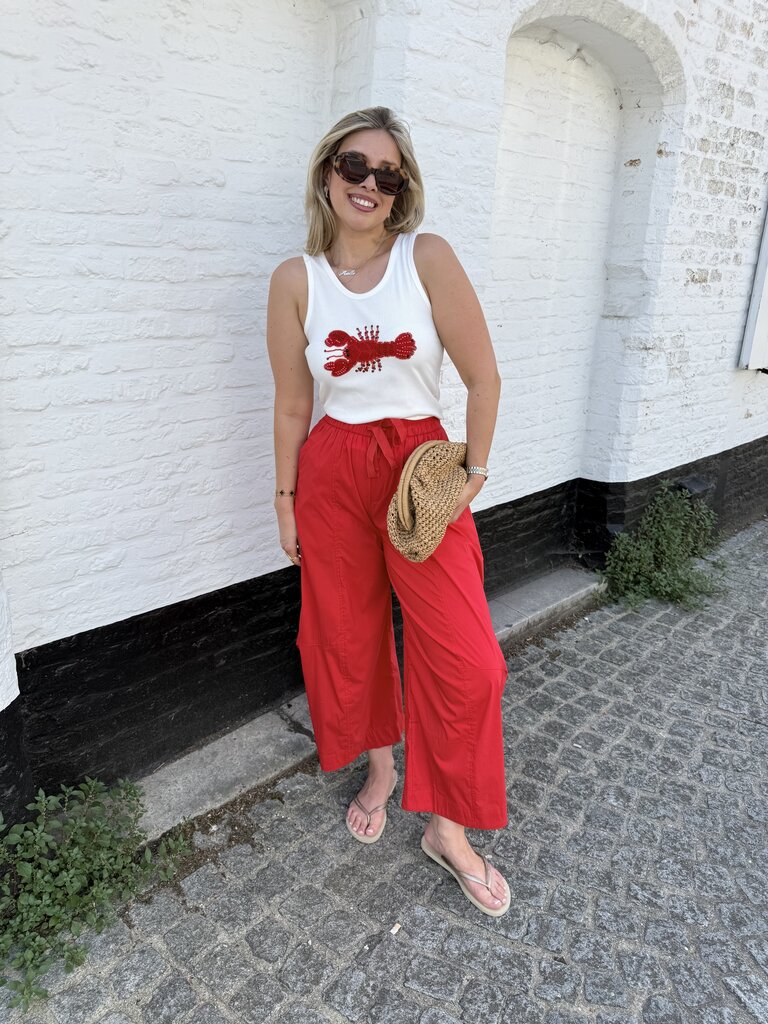 Lobster top white