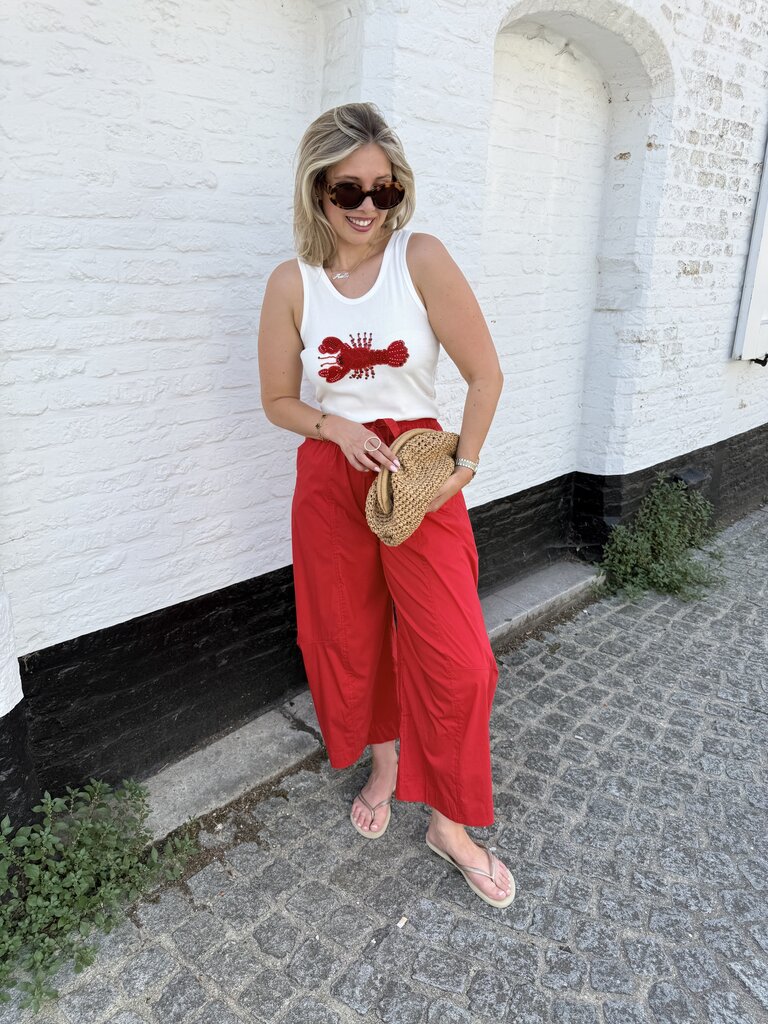 Lobster top white