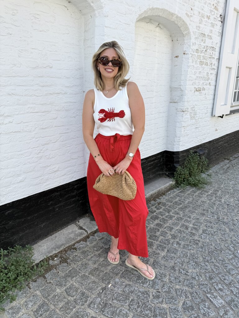 Lobster top white