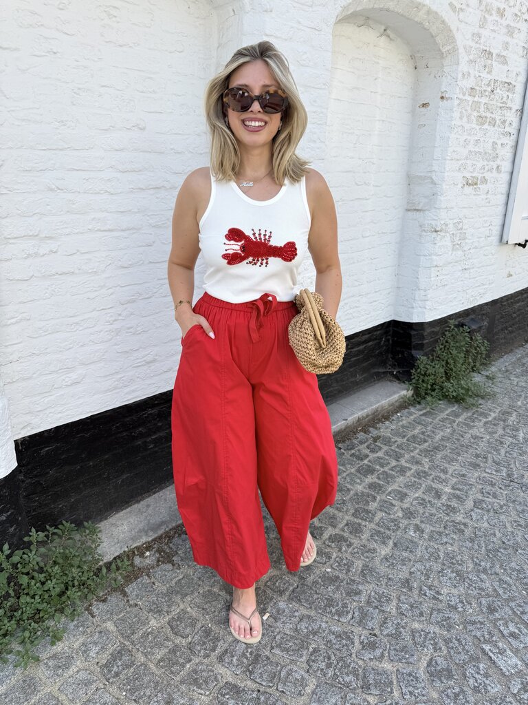 Lobster top white