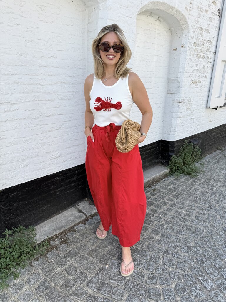 Lobster top white