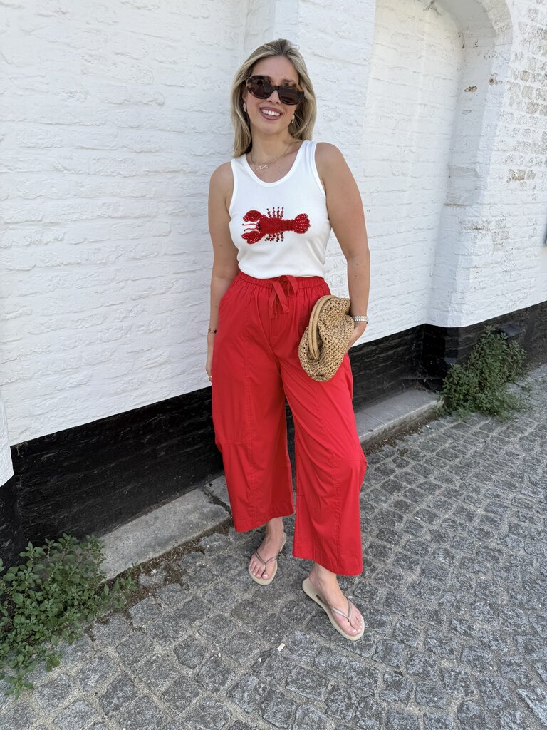 Lobster top white