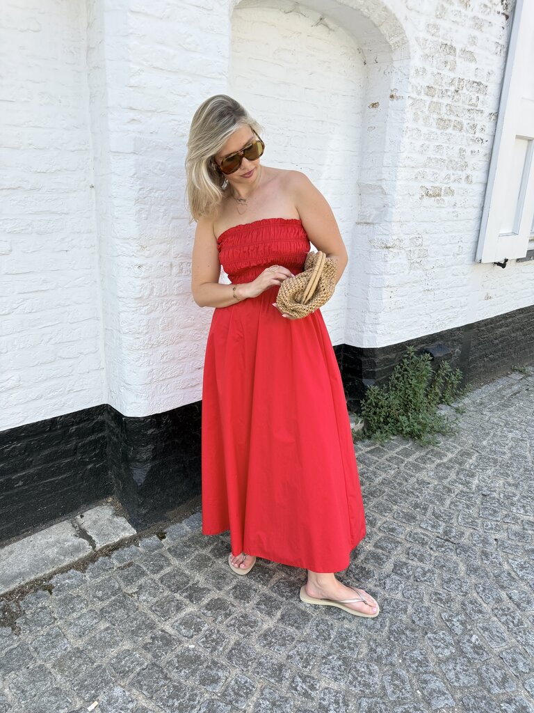 Milou dress red TU