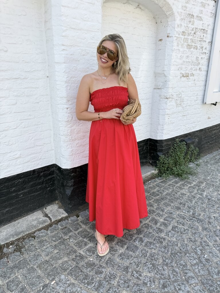 Milou dress red TU
