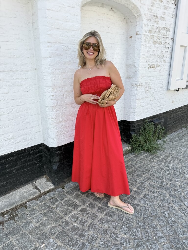 Milou dress red TU