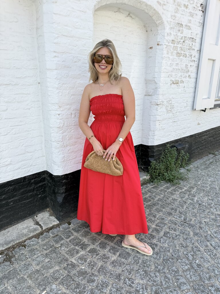 Milou dress red TU