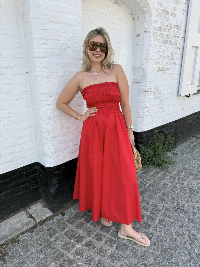 Milou dress red TU