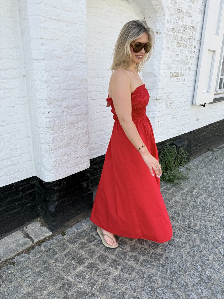 Milou dress red TU